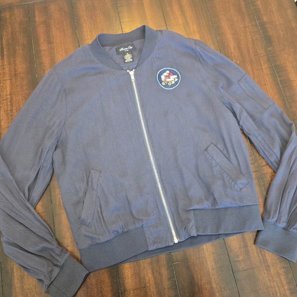 Anna Cai Rollerskate Bomber Jacket